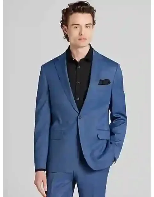 Slim Fit Mini Check Suit Jacket