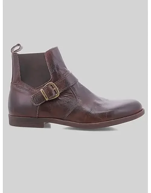 Michelangelo Plain Toe Buckle Chelsea Boots