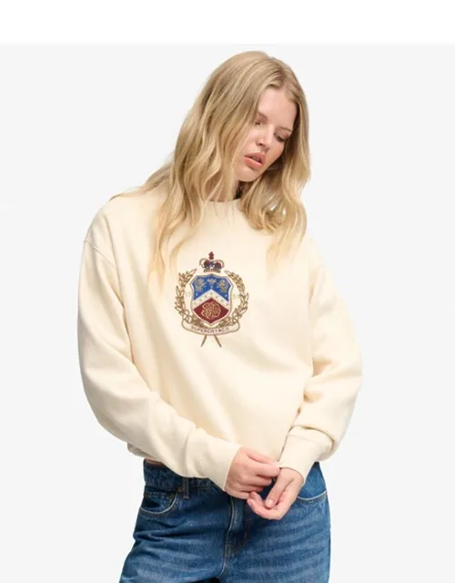 Crest Loose Crew Sweatshirt