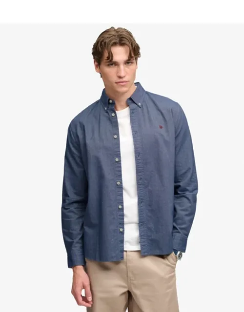 Superdry Preppy Oxford Long Sleeve Shirt - Refined Simplicity, Crafted From Organic Cotton
