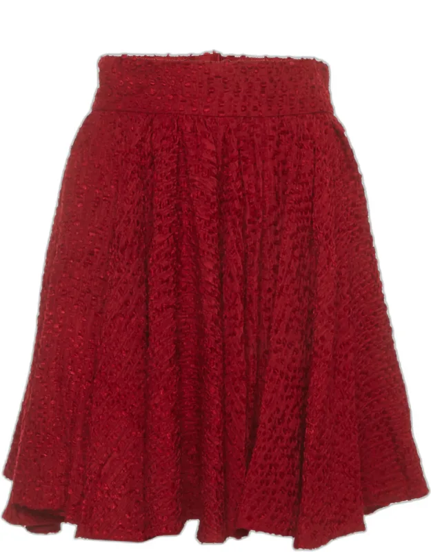 Fil Coupe Flared Mini Skirt