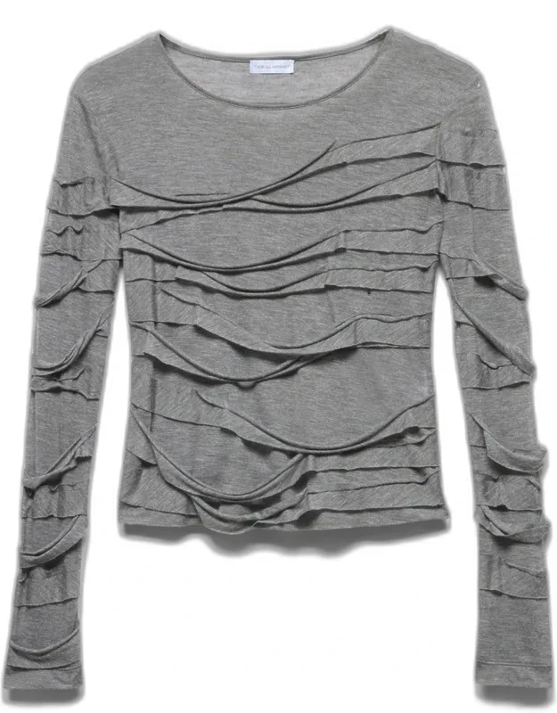 Ribbon Long Sleeve Tee