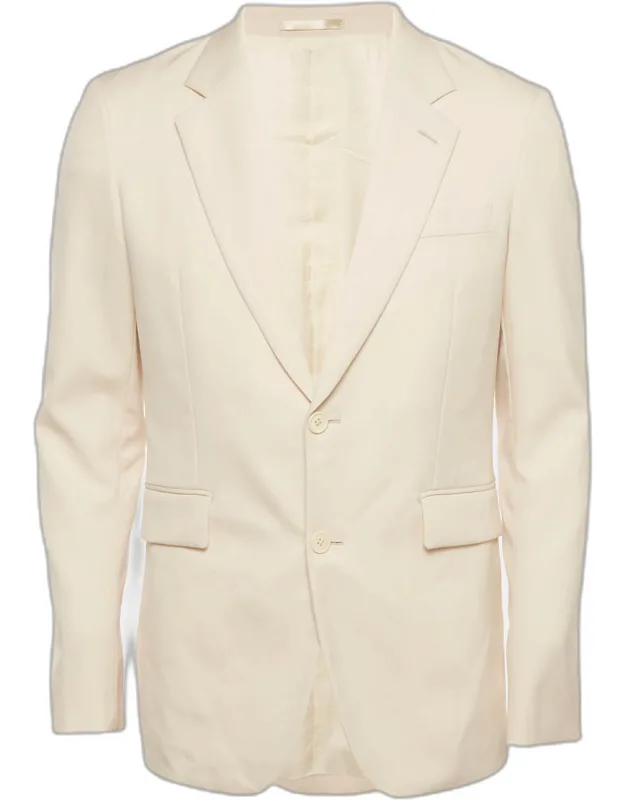 Wool Blend Single Breasted Blazer