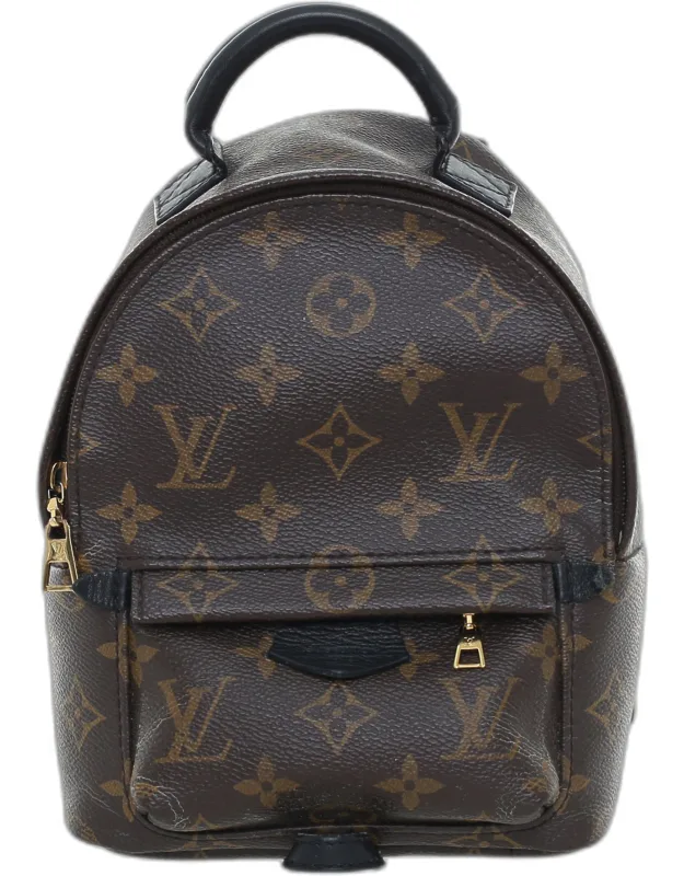 Palm Springs Mini Monogram Coated Canvas Backpack