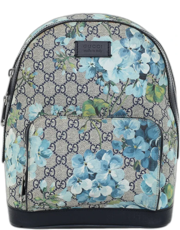 Blooms Gg Supreme Monogram Canvas Small Day Backpack Bag