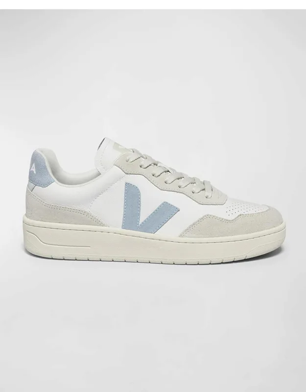 Bicolor Mixed Leather Low-top Sneakers