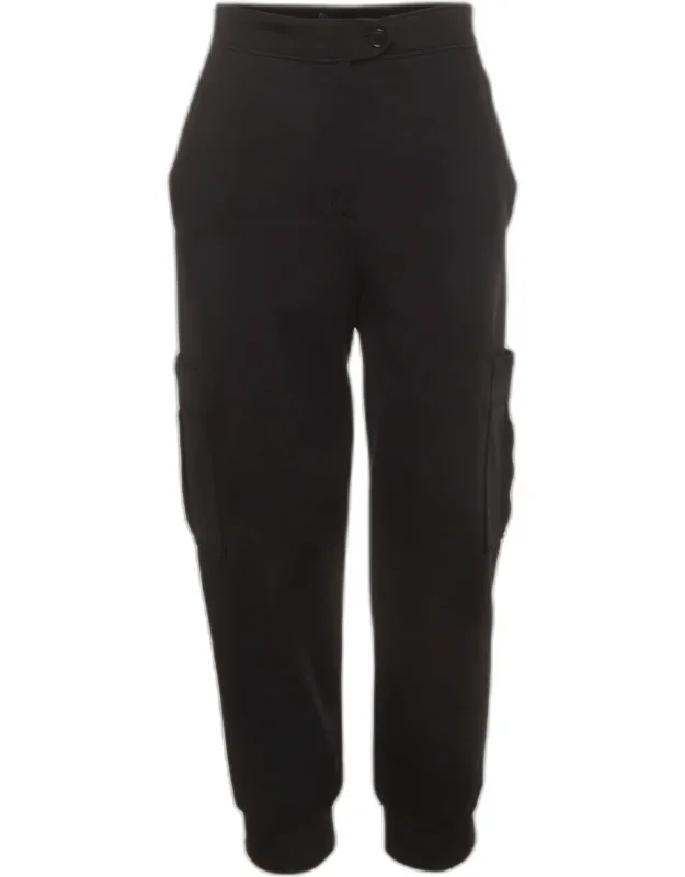 Monogram Trim Jersey Cargo Trousers