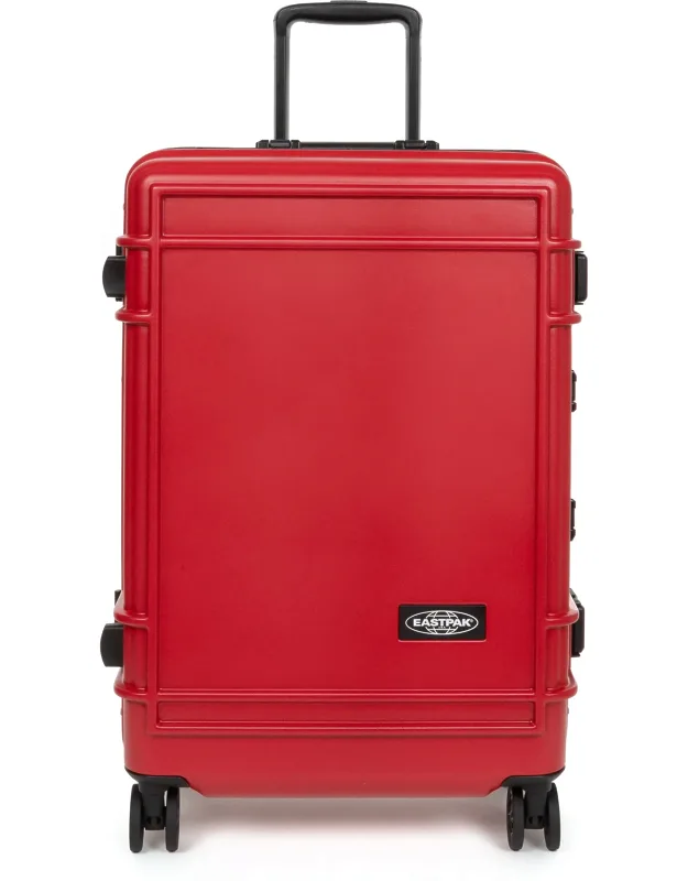 Resist'r Case Medium Suitcase 60l 4-wheel Hard Shell Luggage With Aluminium Frame