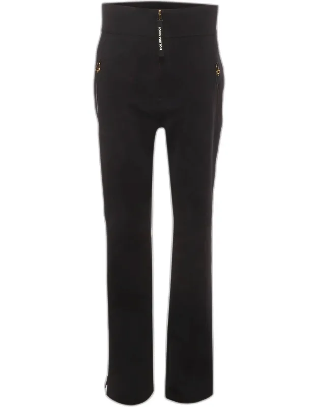 Nylon Straight Fit Trousers