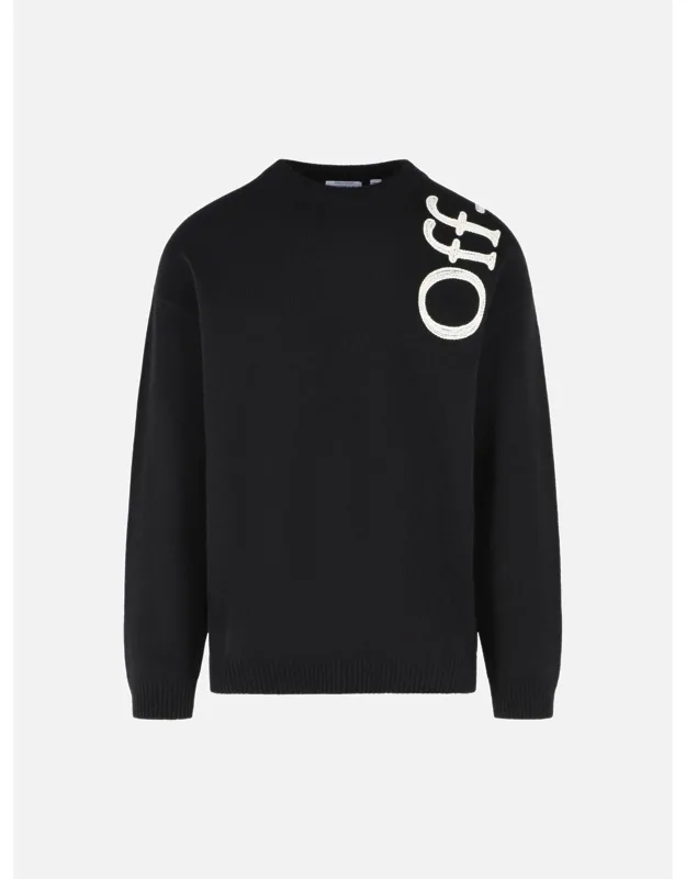Vertical Bookish Wool Blend Sweater