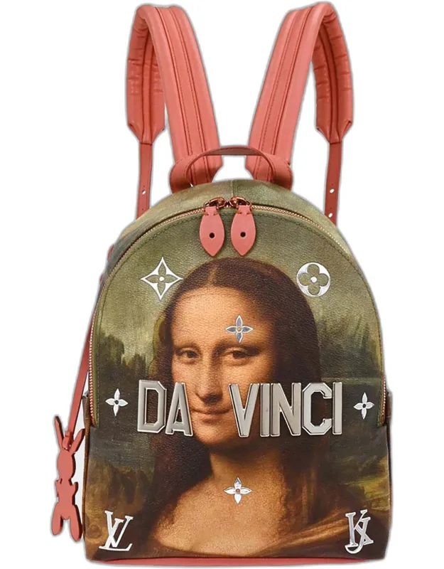 Masters Collection Palm Springs Mini Da Vinci Coated Canvas And Leather Backpack Bag
