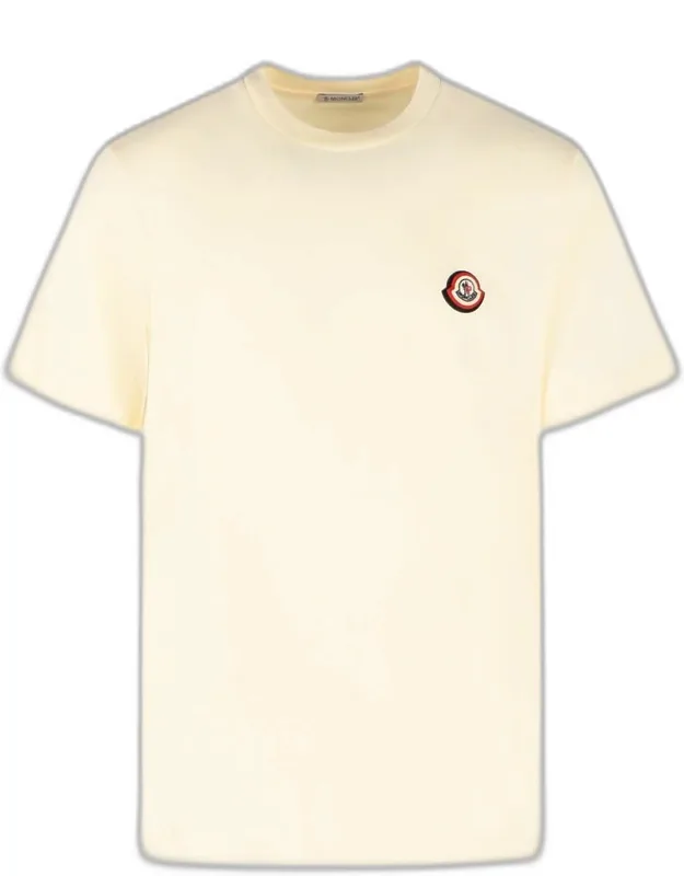Cream Cotton T-shirt
