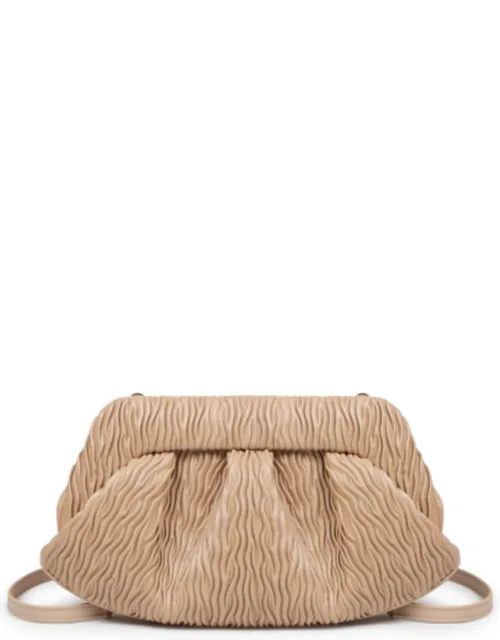 Clutch "bios" In Fibra Di Mela Arricciata