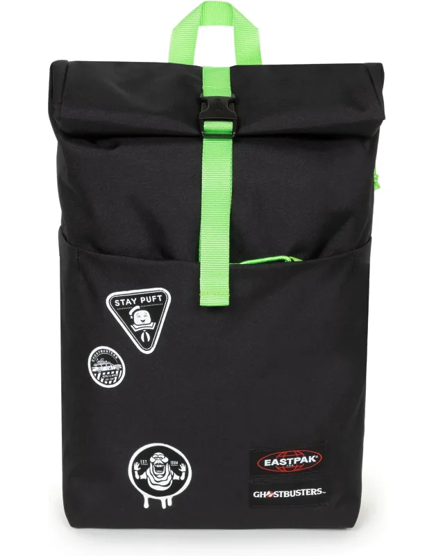 Up Roll Roll-top Backpack 23l Waterproof Rucksack With 16" Laptop Sleeve Gb Patches