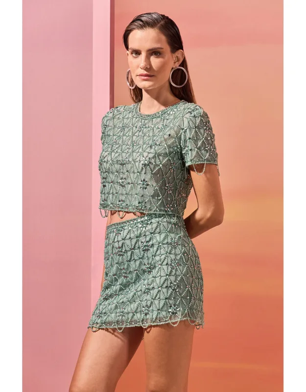 Serene Embroidery T-shirt