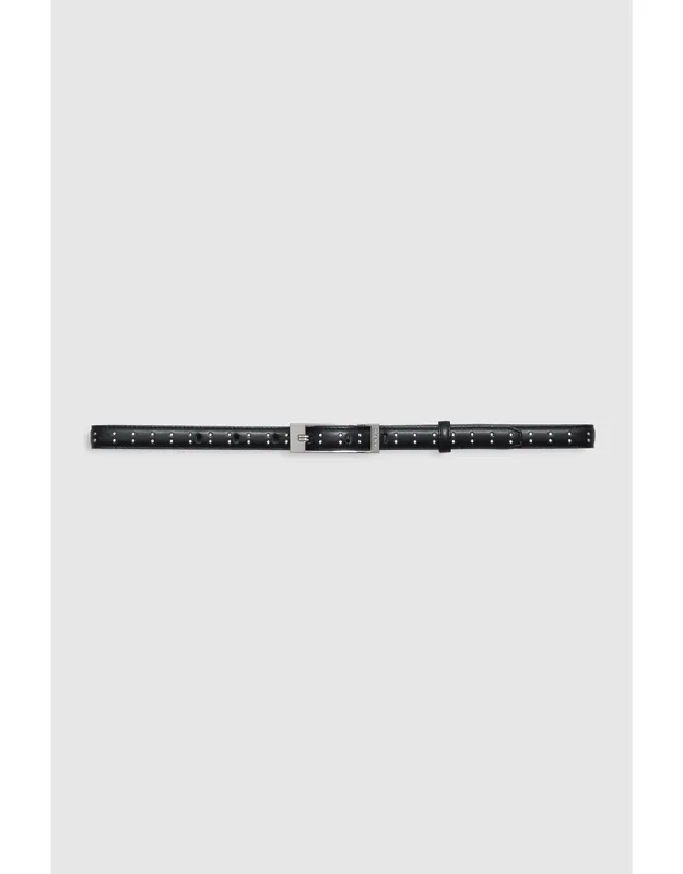 Elly Belt Studs Smooth Leather