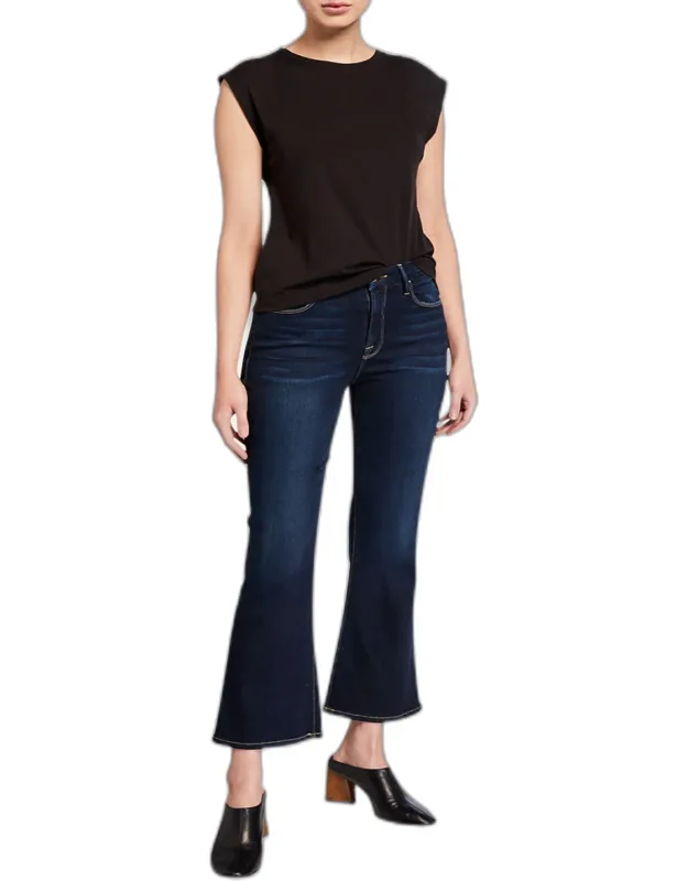 Crop Mini Boot-cut Jeans