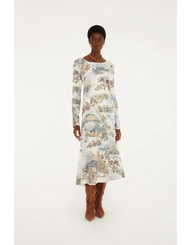 Toile De Rio Textured Midi Dress