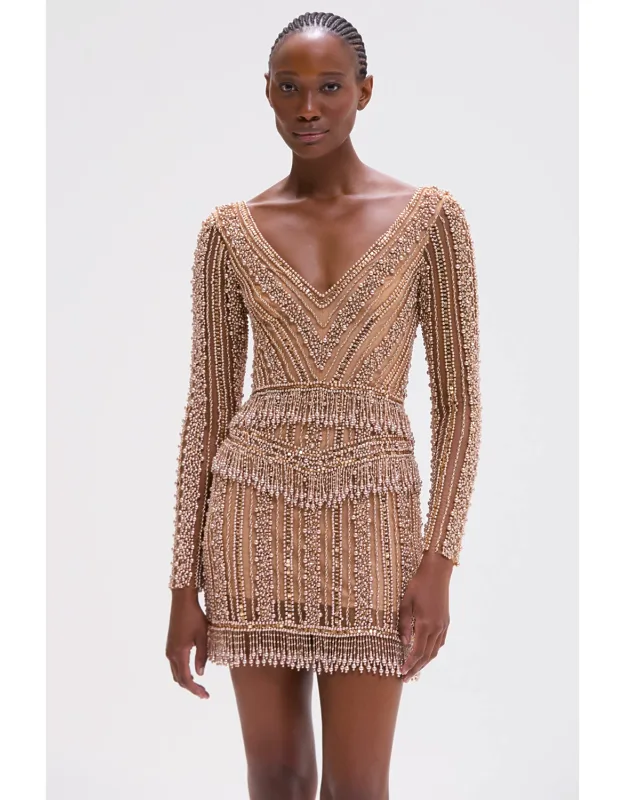 Embroidery Dreams Long Sleeve Mini Dress