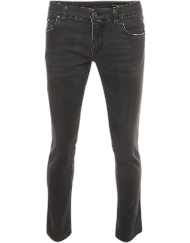 Distressed Denim Skinny Jeans