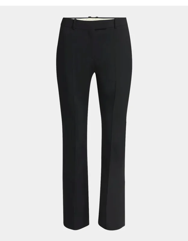 Cropped Wool Trousers