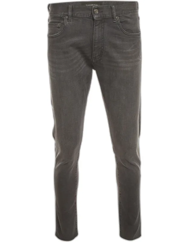 Grey Denim Slim Fit Jeans