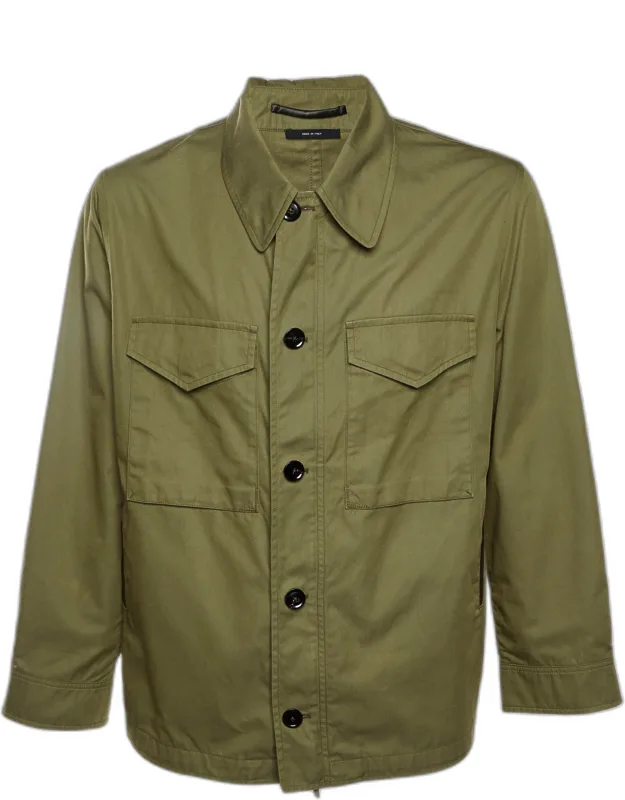 Gabardine Zip-up Enzyme Field Jacket