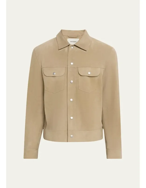 Suede Trucker Jacket