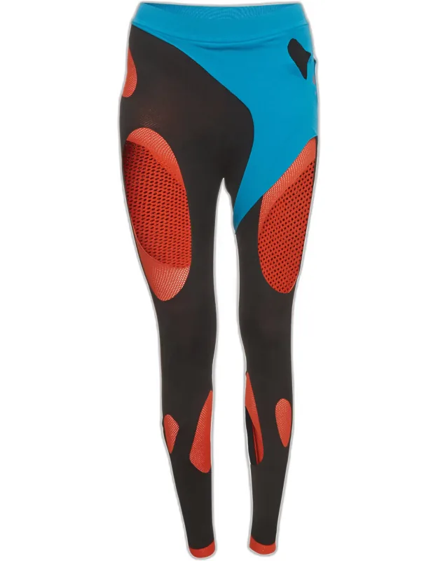 Knit Cut Out Detail Elasticated Leggings