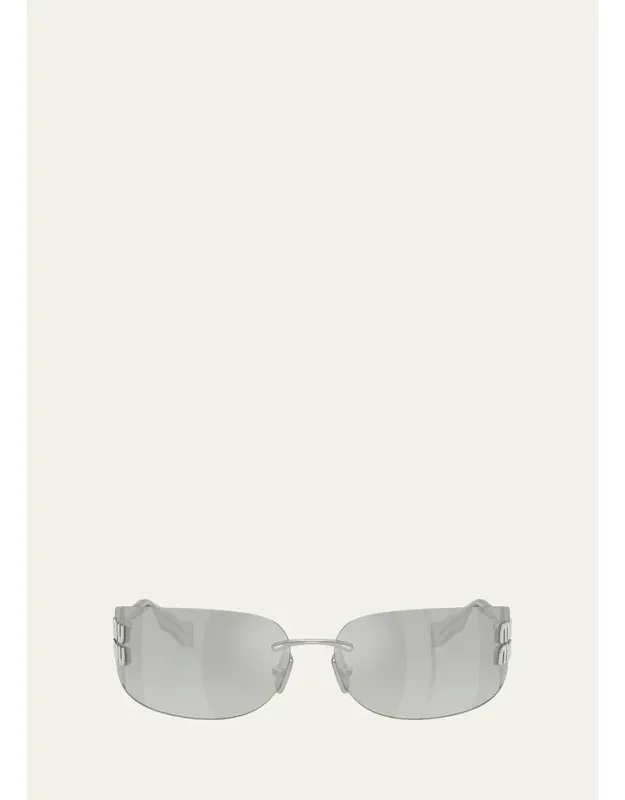 Aube 75mm Rectangular Sunglass