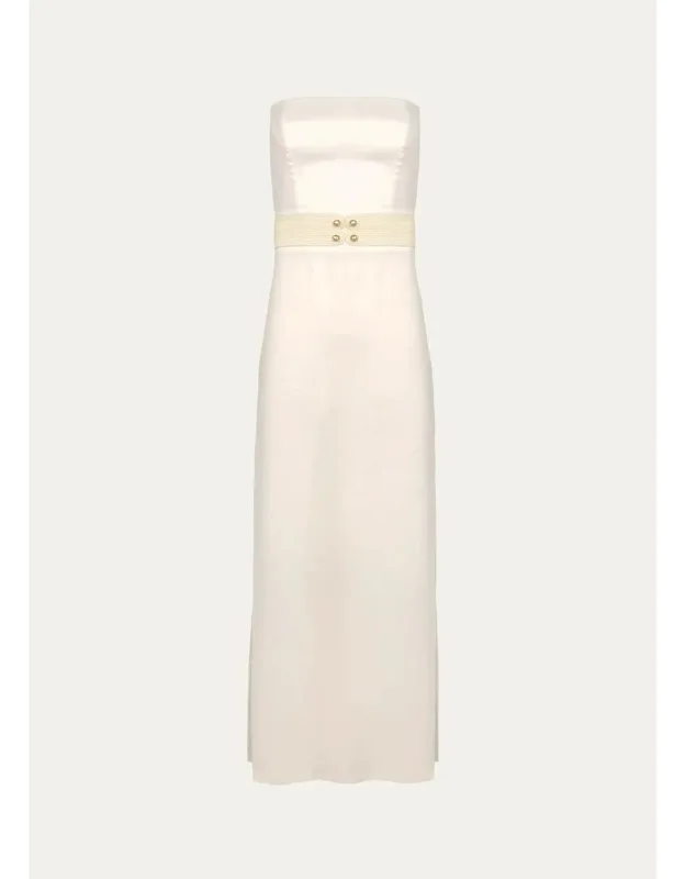 Strapless Midi Dress