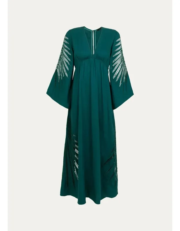 Eyelet Maxi Dress