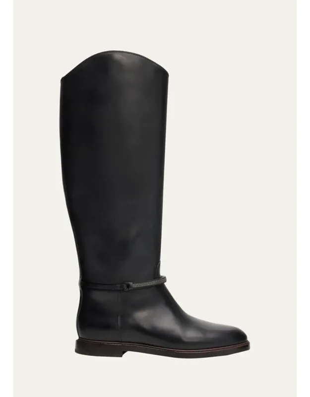 Leather Riding Boots