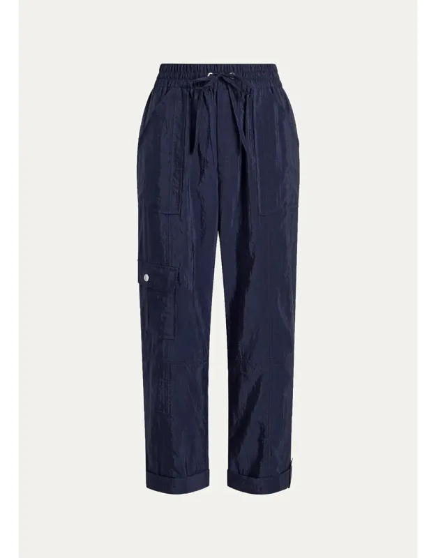 Crop Drawstring Pants