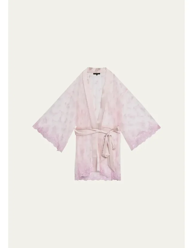 Juliette Embroidered Lace Robe
