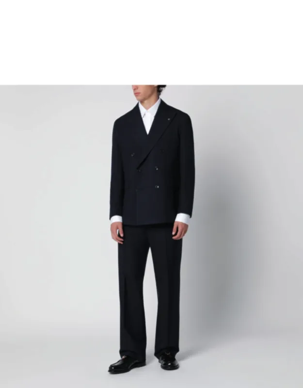 Double-breasted Wool Suit