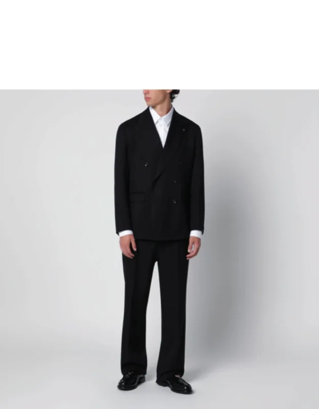 Double-breasted Wool Suit