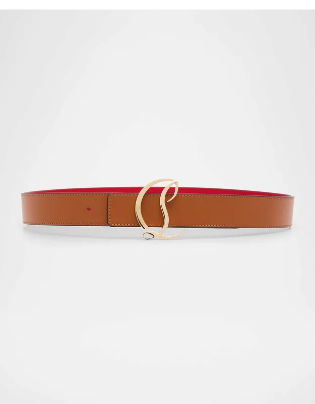 Logo Leather Belt