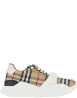 Check Cotton Sneakers