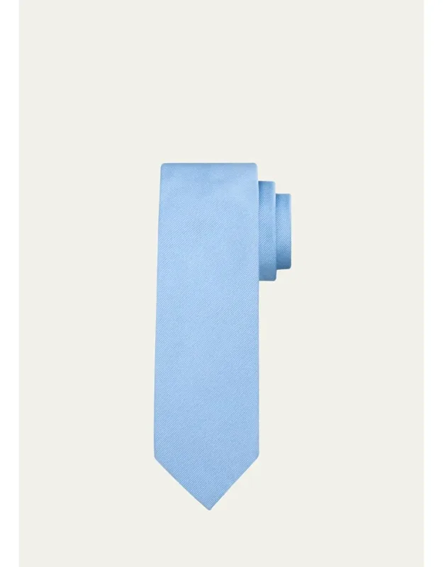 Solid Linen Tie