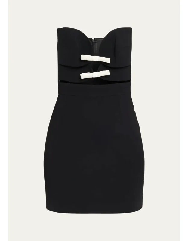 Cutout Strapless Mini Dress