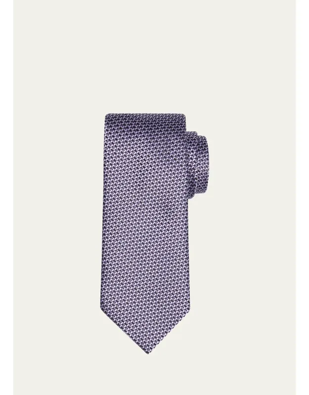 Linen Jacquard Tie