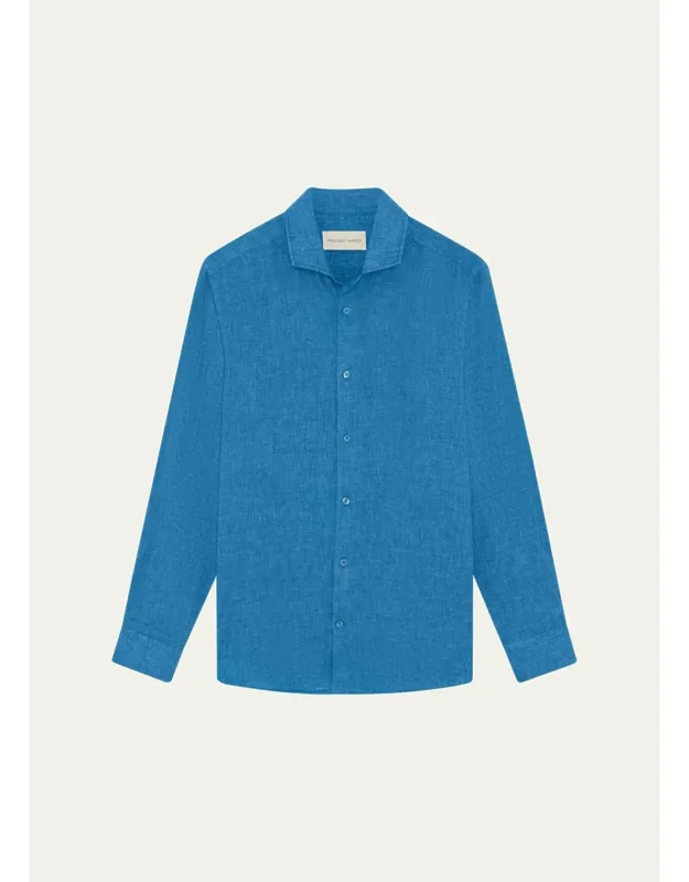 Antonio Linen Button-down Shirt