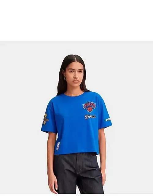 New York Knicks Script Tail Boxy T-shirt