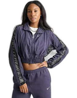 Cropped Full-zip Track Jacket