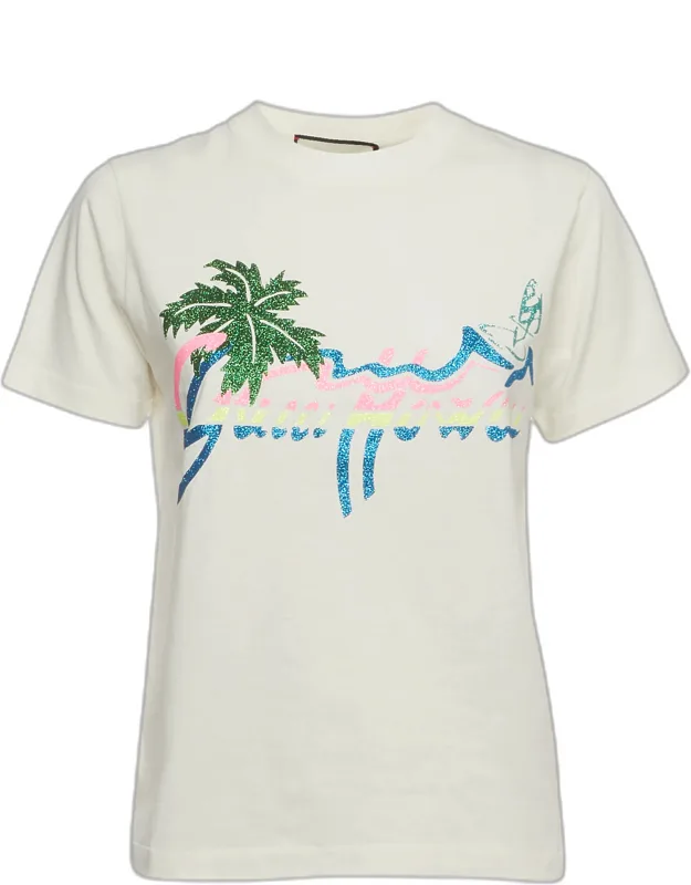 Printed Cotton Short Sleeve T-shirt