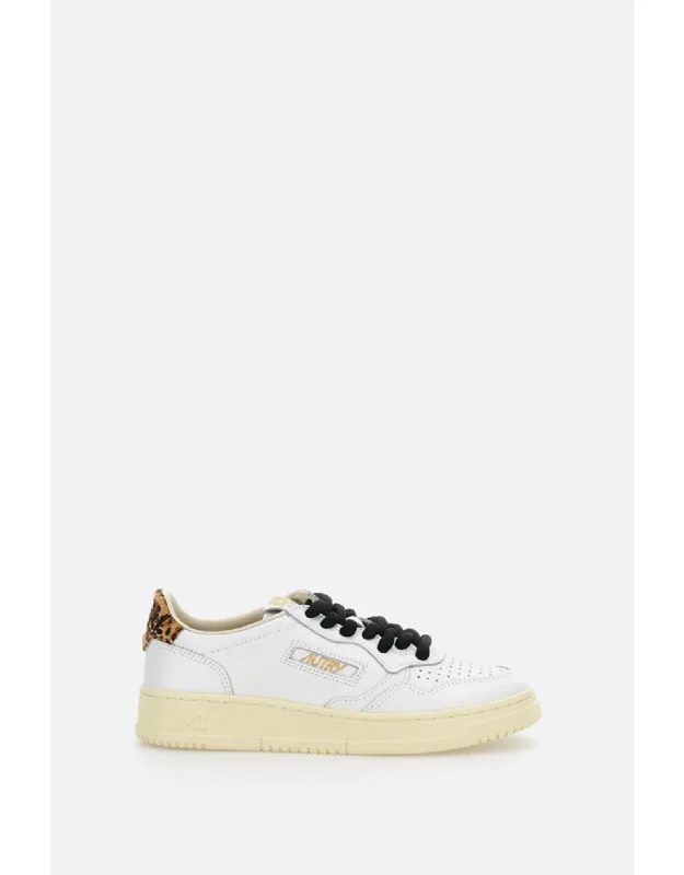 Medalist Low Sneakers Inspired By Vintage Style And Spotted Ponyhair Heel Panel