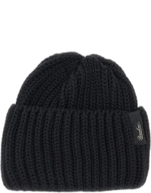 Wool Rib Knit Beanie
