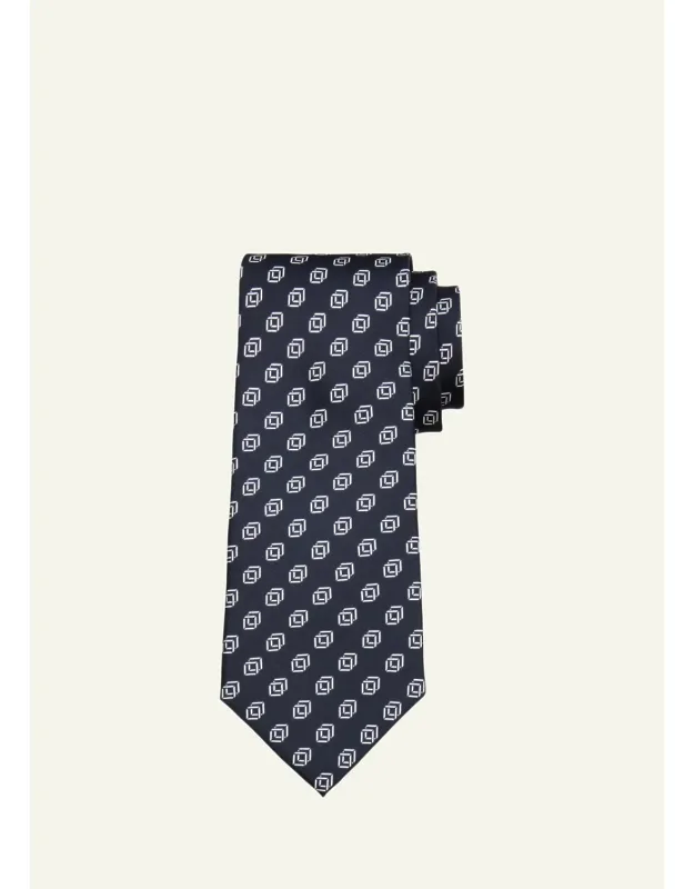 Deco Cube Silk Tie