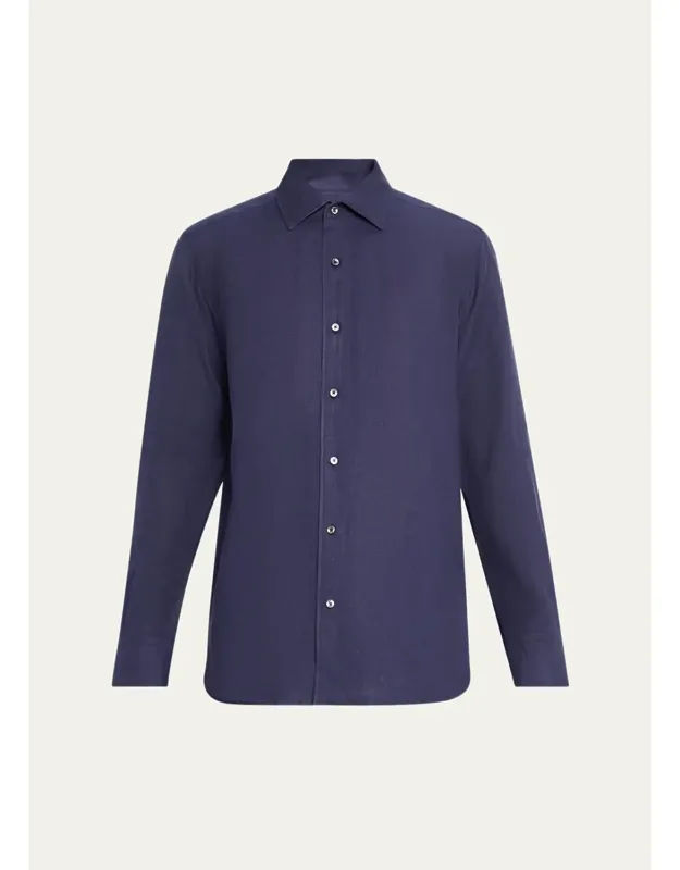 Oasi Lino Linen Button-down Shirt